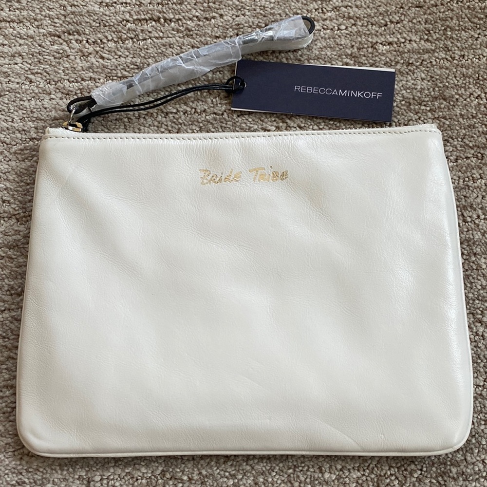 Bride tribe large wristlet never used